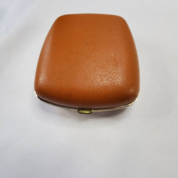 VTG Linden Travel Alarm Clock Glow Dot Mechanical Wind Up Luminous Brown Works - Picture 6 of 8